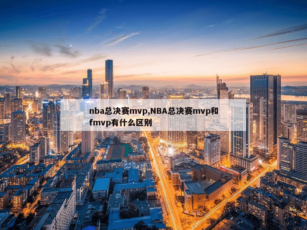 nba总决赛mvp,NBA总决赛mvp和fmvp有什么区别